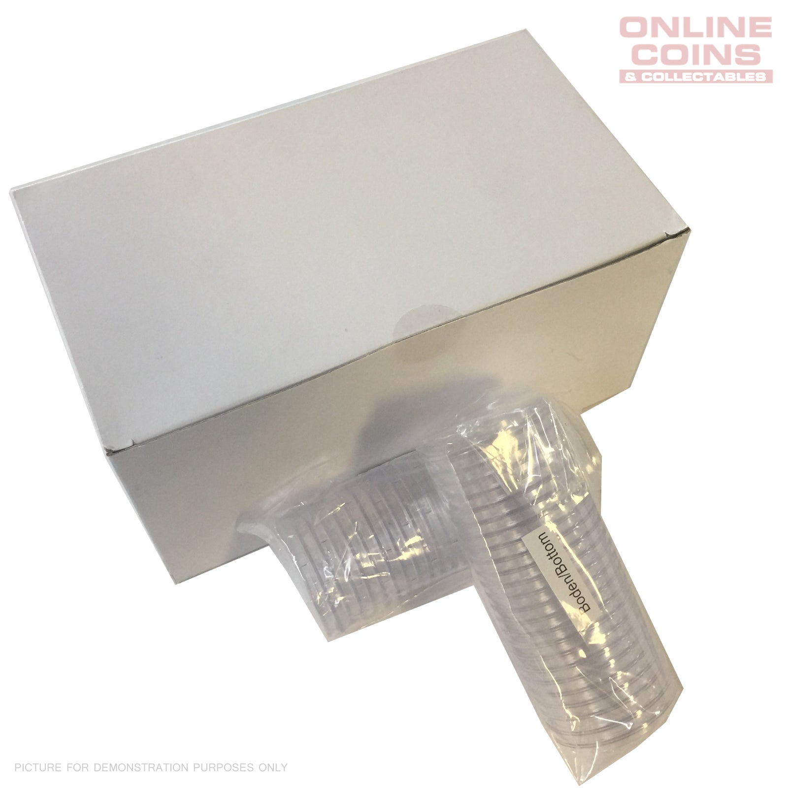 BULK BUY - Lighthouse Coin Capsules - Round 25mm Packet of 100